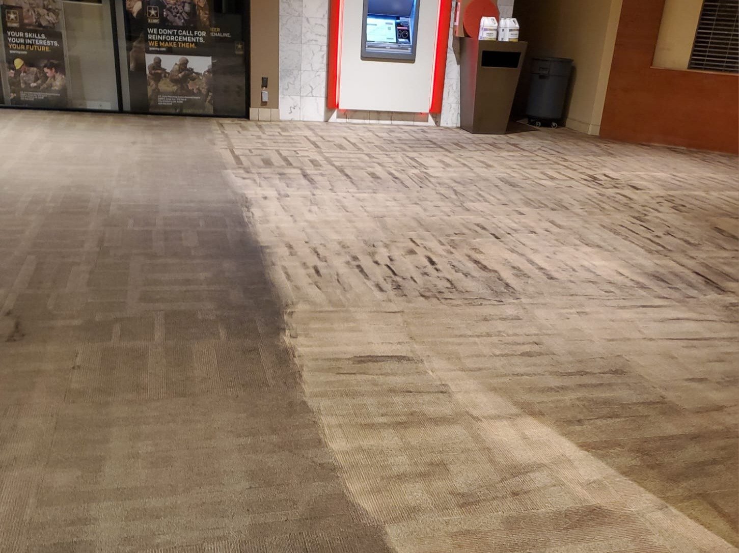 Aggressive Carpet Cleaning